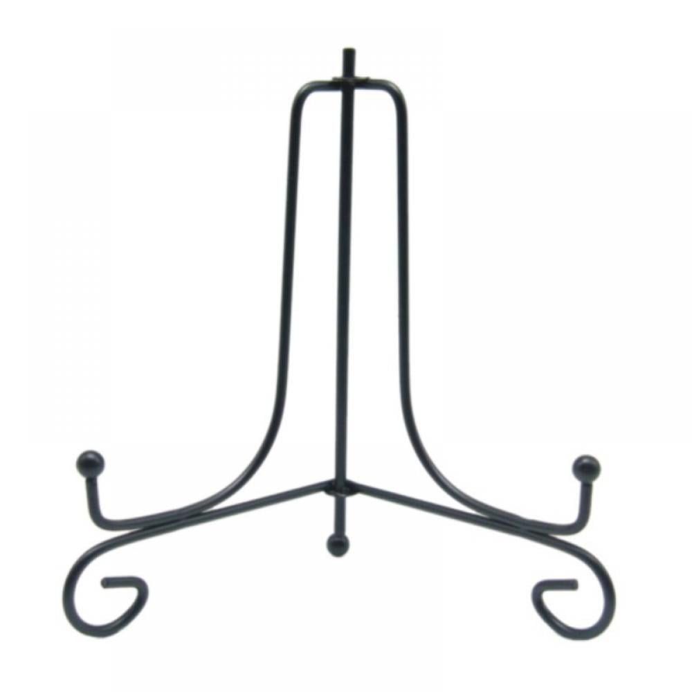 Ame Upgraded Anti-Slip Iron Plate Display Stand, Black Easel Display ...