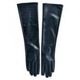 thumbnail image 1 of Ame Women Faux Leather Elbow Gloves Winter Long Gloves Warm Lined Finger Gloves, 1 of 8