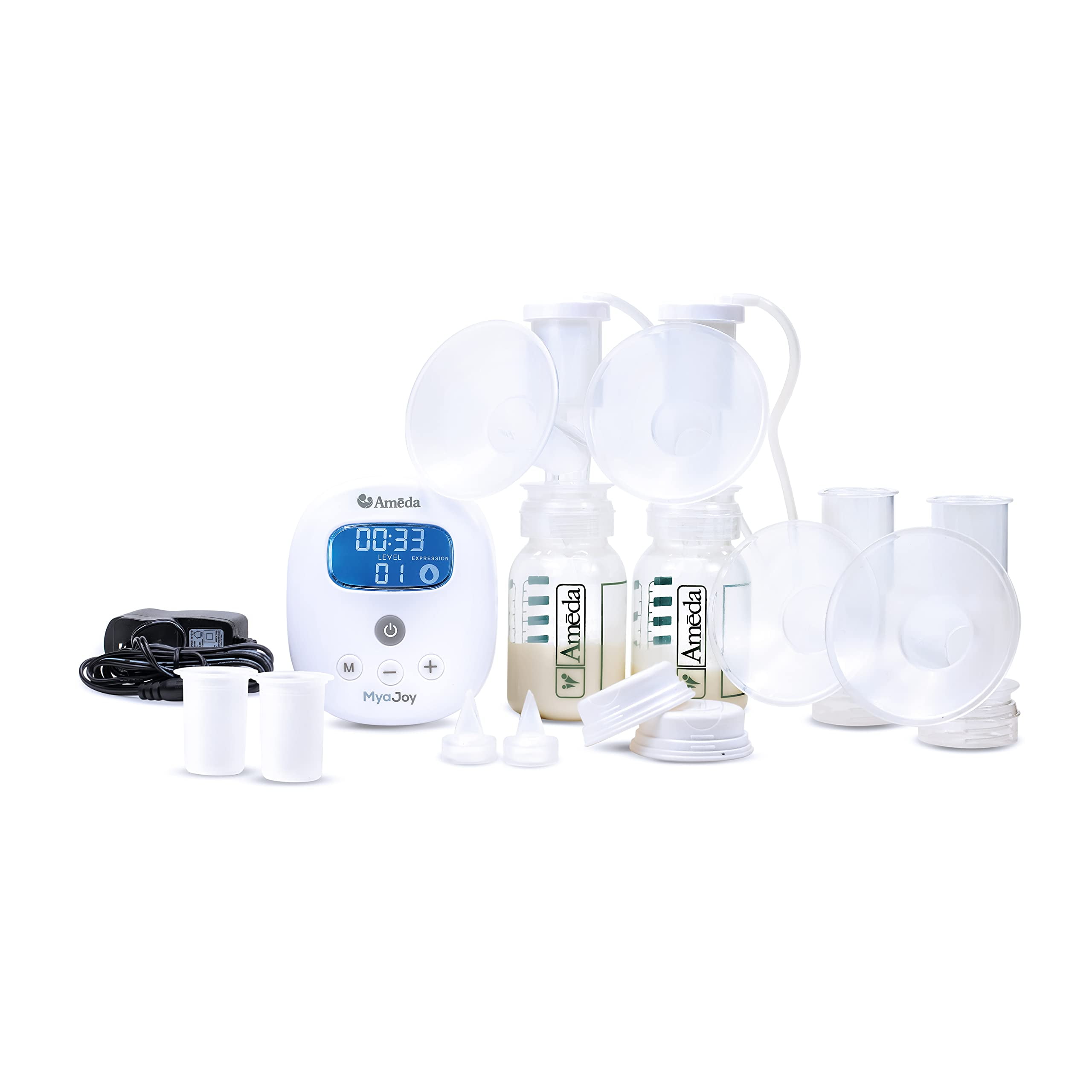 Ameda MYA Joy Double Electric Breast Pump & Accessories | Portable ...