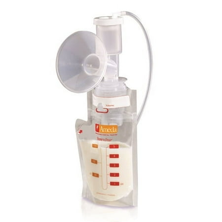 Ameda Store N Pour Breast Milk Storage Bags Getting Started Kit With Adapter - 1 Ea