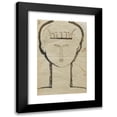 thumbnail image 1 of Amedeo Modigliani 13x18 Black Modern Framed Museum Art Print Titled - Head (circa 1913), 1 of 5