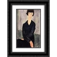 thumbnail image 1 of Amedeo Modigliani 2x Matted 18x24 Black Ornate Framed Art Print 'The Black Dress', 1 of 2