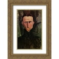 thumbnail image 1 of Amedeo Modigliani 2x Matted 18x24 Gold Ornate Framed Art Print 'Andre Rouveyre', 1 of 2