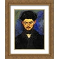 thumbnail image 1 of Amedeo Modigliani 2x Matted 20x24 Gold Ornate Framed Art Print 'Maurice Drouard', 1 of 2