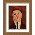 thumbnail image 1 of Amedeo Modigliani 2x Matted 20x24 Gold Ornate Framed Art Print 'Paul Guillaume', 1 of 2