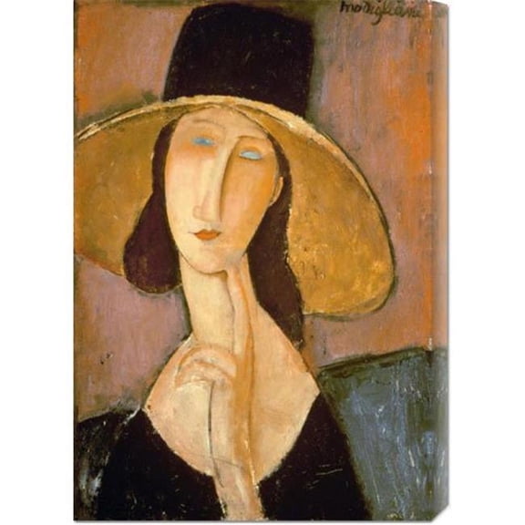 Amedeo Modigliani 'Head of a Woman' Stretched Canvas