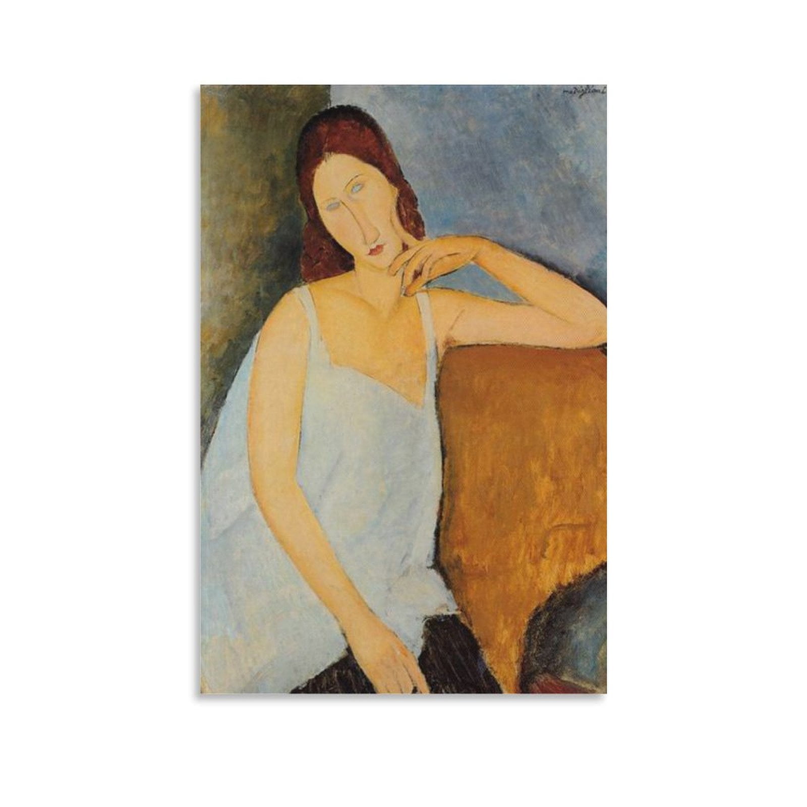 Amedeo Modigliani Print Painting Portrait Of Jeanne Hebuterne Artworks amedeo-modigliani-print-painting-portrait-of-jeanne-hebuterne-artworks
