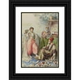 thumbnail image 1 of Amedeo Simonetti 11x14 Black Ornate Wood Framed Double Matted Museum Art Print Titled: The Harem's Cobbler, 1 of 5