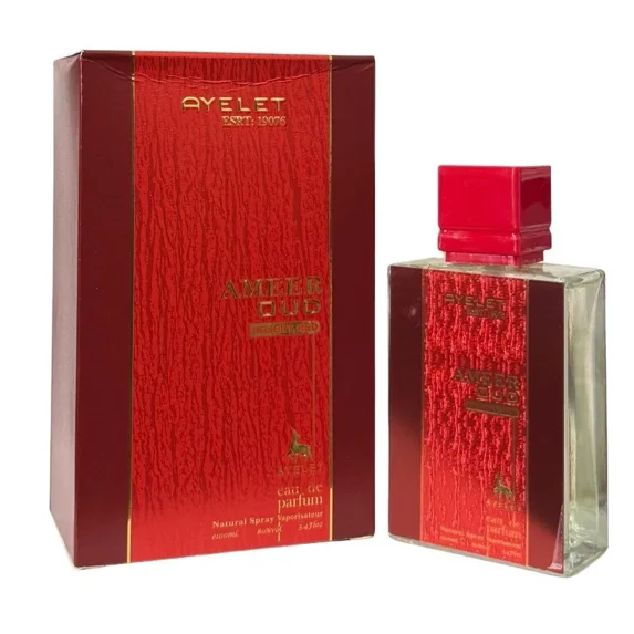 Ameer Oud Desert Red Eau de Parfum – 3.4 fl oz | 100 ml Spray
