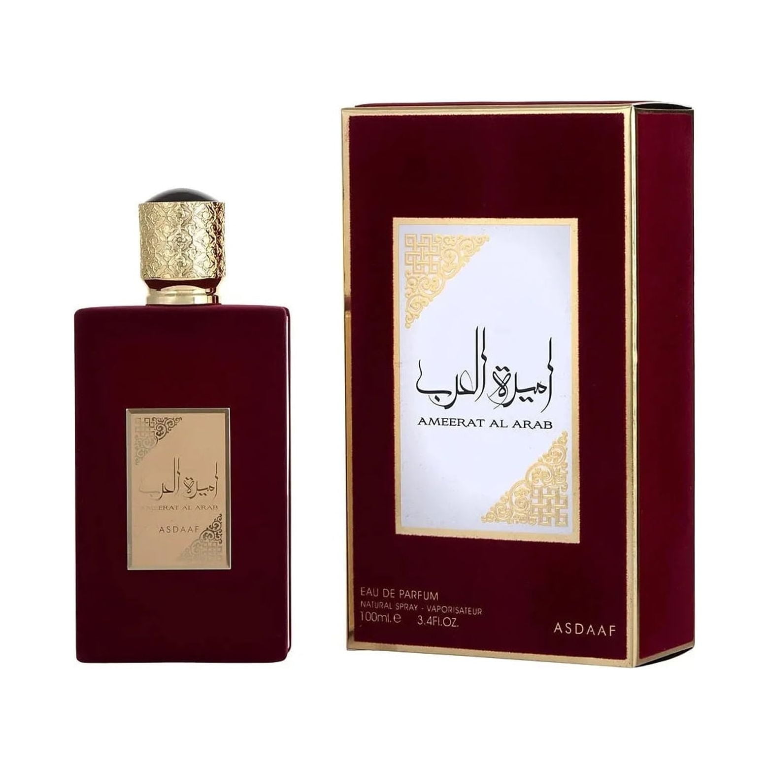 Asdaaf Ameerat Al Arab EDP Spray 3.4 oz, Perfume for Men, Bergamot