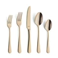 thumbnail image 1 of Amefa Austin 20pc Flatware Set, 18/0 Stainless Steel Gold, 1 of 6