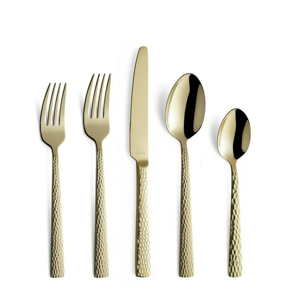 Amefa Felicity 20pc Flatware Set, 18/0 Stainless Steel, Champagne