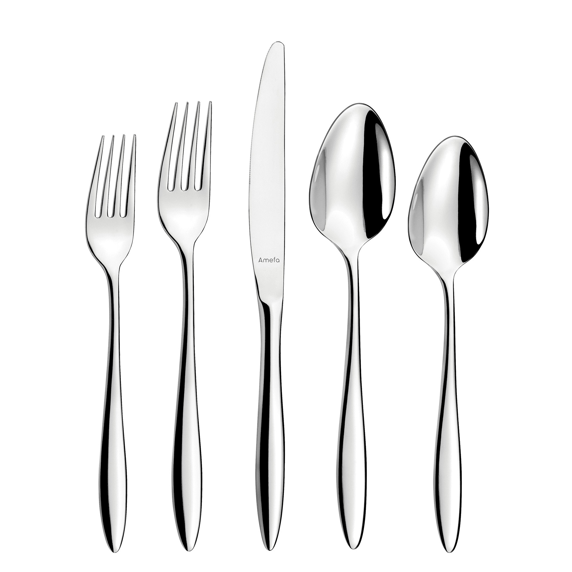 Amefa Haydn 20-Piece High Gloss Stainless Steel Flatware Set