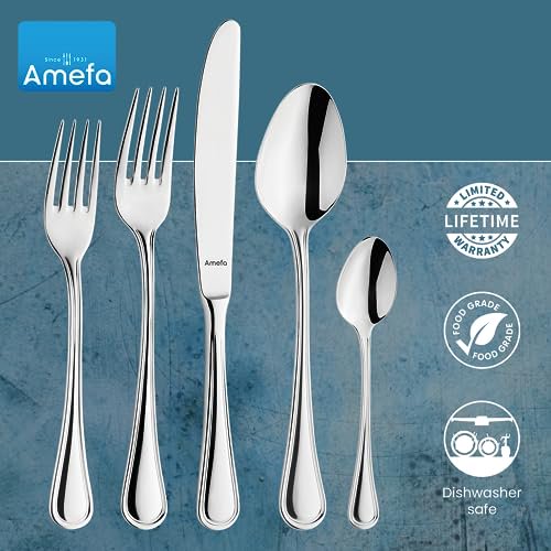 Amefa Haydn 20piece 18/10 Stainless Steel Flatware Set, High Gloss