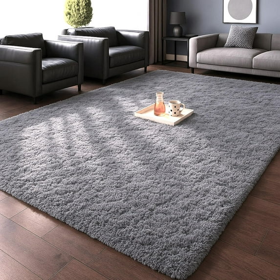 Ameha Shaggy Rug 4x6 Ultra Soft Comfy Large Fluffy Rugs Non-Slip For ...
