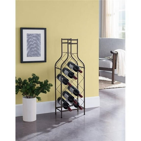Ameherst 12 Bottle Metal Wine Rack