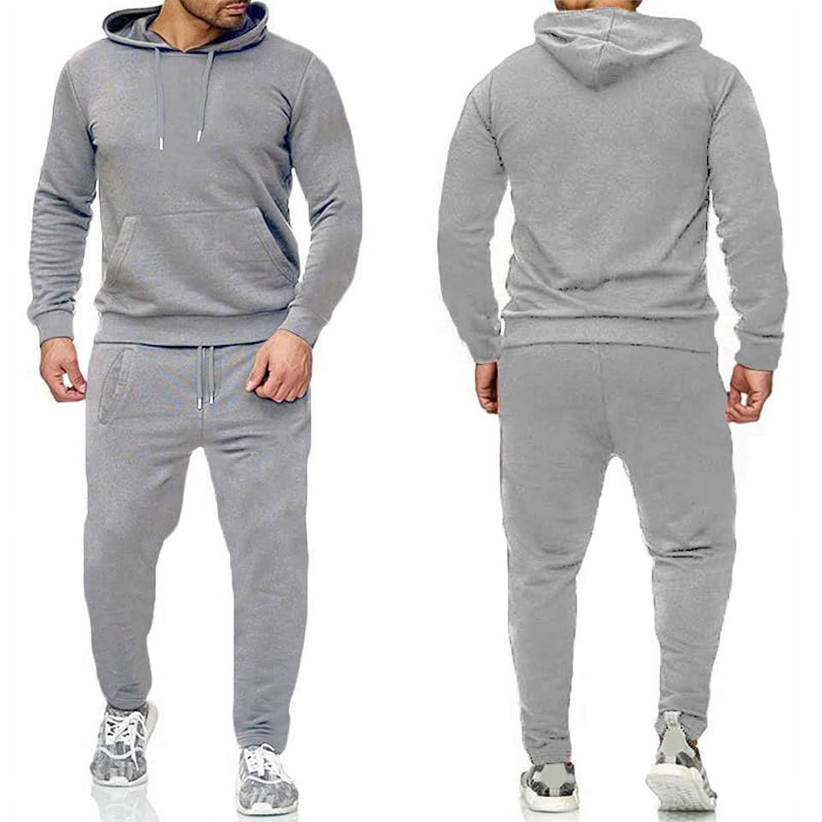 Ameiqe 2 Piece/Set Men's Fitness Tracksuit Casual Sport Pants Top