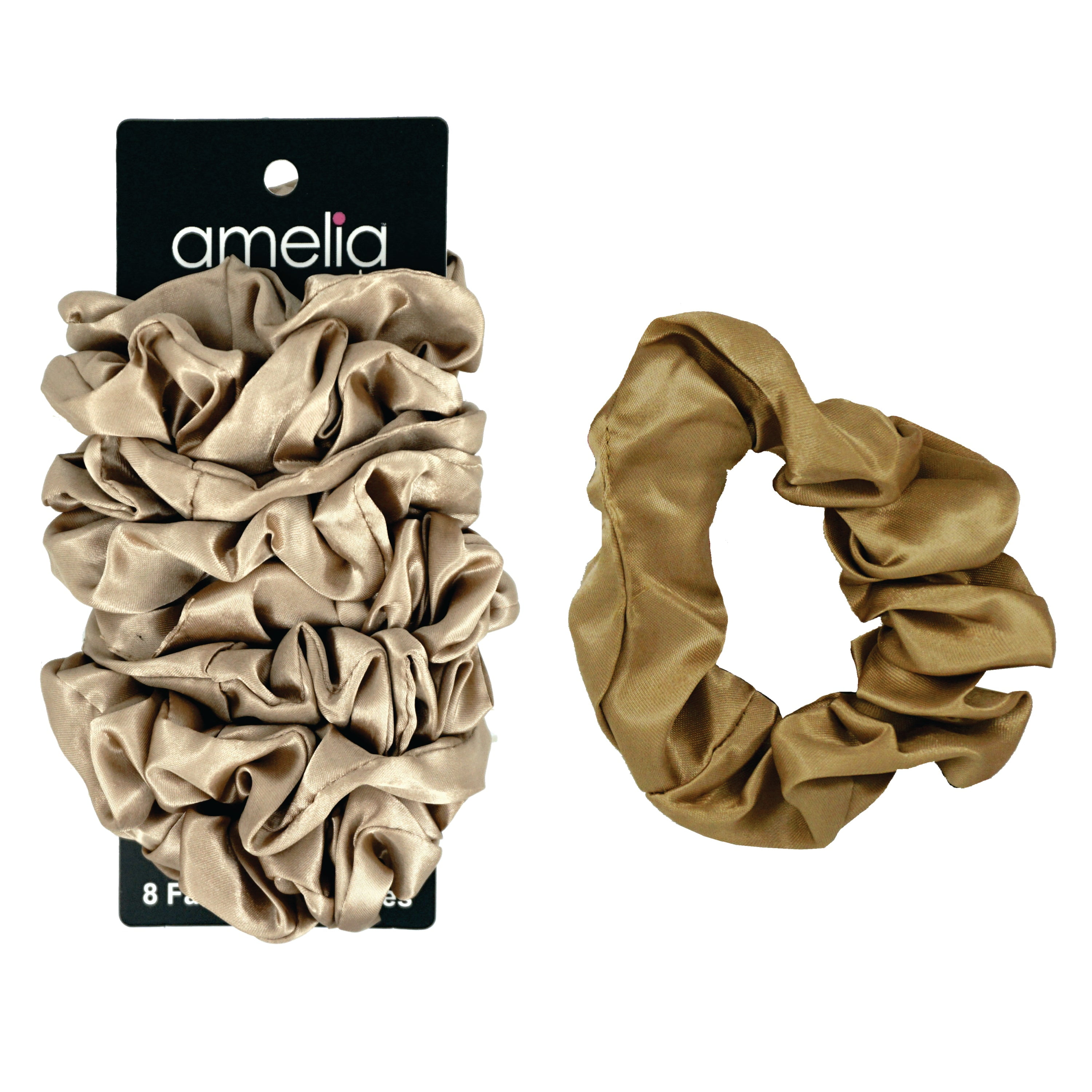 Amelia Beauty Products, Yellow Scrunchies, 3.5in Diameter  display picture 2