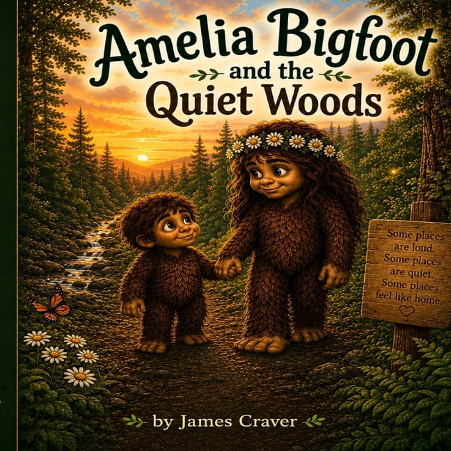 Amelia Bigfoot and the Quiet woods, (Paperback)