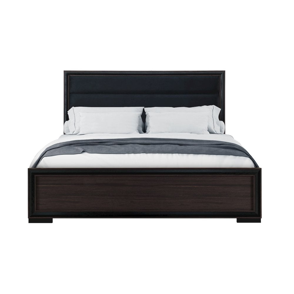 Global Furniture USA Contemporary Amelia Brown King Bed, Brown