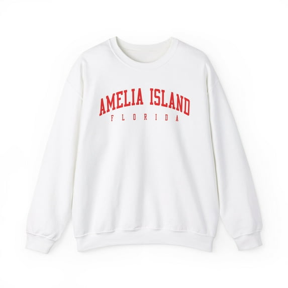 Amelia Island Florida Sweatshirt Gifts Crew Neck Shirt Long Sleeve Unisex