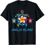 Amelia Island Florida T-Shirt Tribal Tie Dye Sea Turtle T-Shirt
