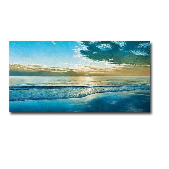 Amelia Island by Kent Sullivan Premium Gallery-Wrapped Canvas Giclee Art - Ready-to-Hang, 12 x 24 x 1.5 in.