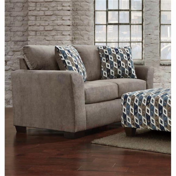 Amelia Loveseat Sofa, Taupe