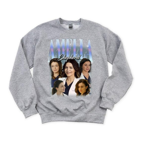 Amelia Shepherd Greys Anatomy Private Practice Caterina Scorsone Doctor Sweatshirt, for men & women, up to size 5XL