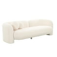 thumbnail image 1 of Amelie Cream Faux Fur Sofa, 1 of 4
