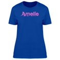 thumbnail image 1 of Amelie Cute Pink Heart Name Tee Women's -Image by Shutterstock, 1 of 2