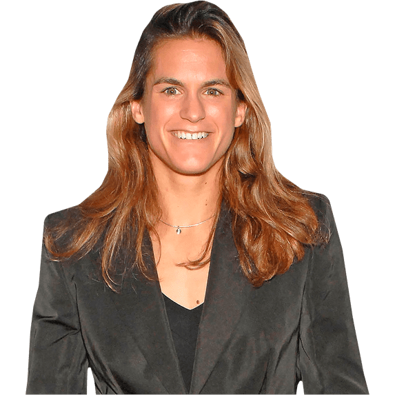 Amelie Mauresmo (Black Suit) Half Body Buddy Cutout