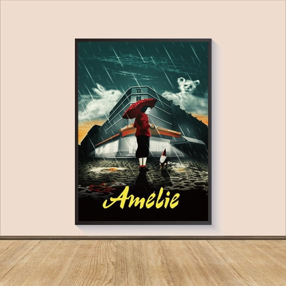 Amelie Movie Poster Print, Wall Art, Home Decor, Movie Art, Personalized Gift, Movie Print, Art Print, Film Art Poster Unframed Size 24''x36'' GooGate
