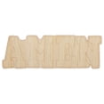 thumbnail image 1 of Amen Fun Text Prayer Praying Wood Shape Unfinished Piece Cutout Craft DIY Projects - 4.70 Inch Size - 1/4 Inch Thick, 1 of 7