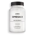 thumbnail interactive-video image 1 of Amen Omega-3 Supplement, EPA DHA Fatty Acids Fish Oil Capsules, Brain Health, Cognition, 90 Softgels, 1 of 13