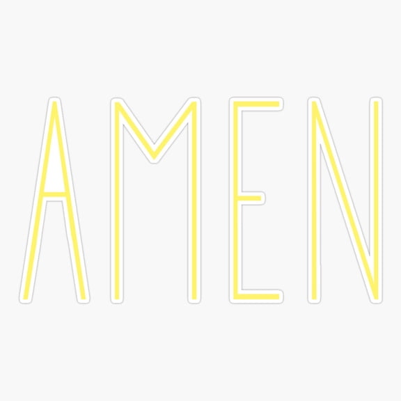 Amen Sticker