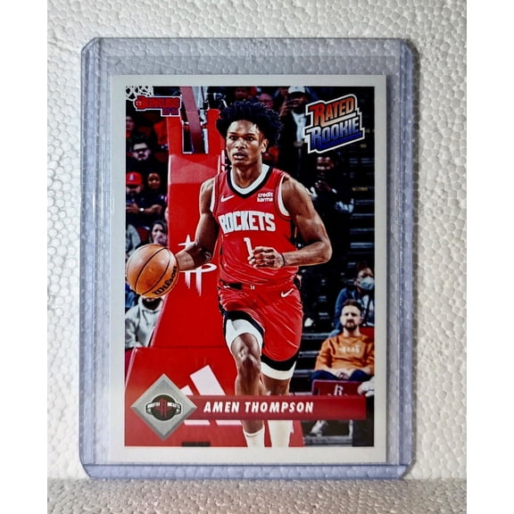Amen Thompson 2023-24 Panini NBA #19 Rated Rookie Retro Card Rockets 1/715