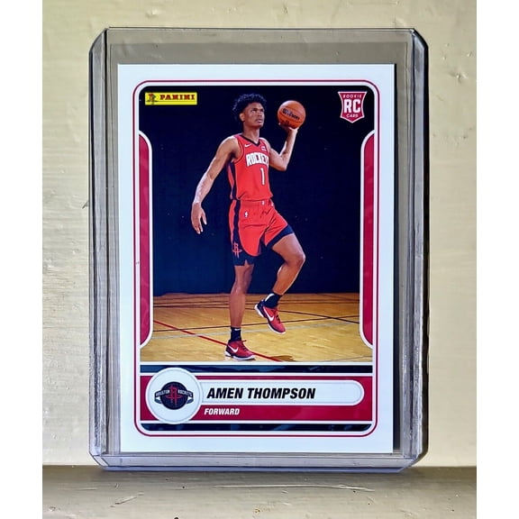 Amen Thompson 2023-24 Panini NBA Basketball #74 Rookie Card Houston Rockets