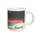 thumbnail image 1 of 3drose, Amen Written on a Photograph of a Cloudy Sunset Background., 11oz Mug, 1 of 6