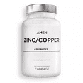 Amen Zinc Copper Supplement Probiotics Zinc Picolinate Vitamin Vegan Pills 90 Capsule
