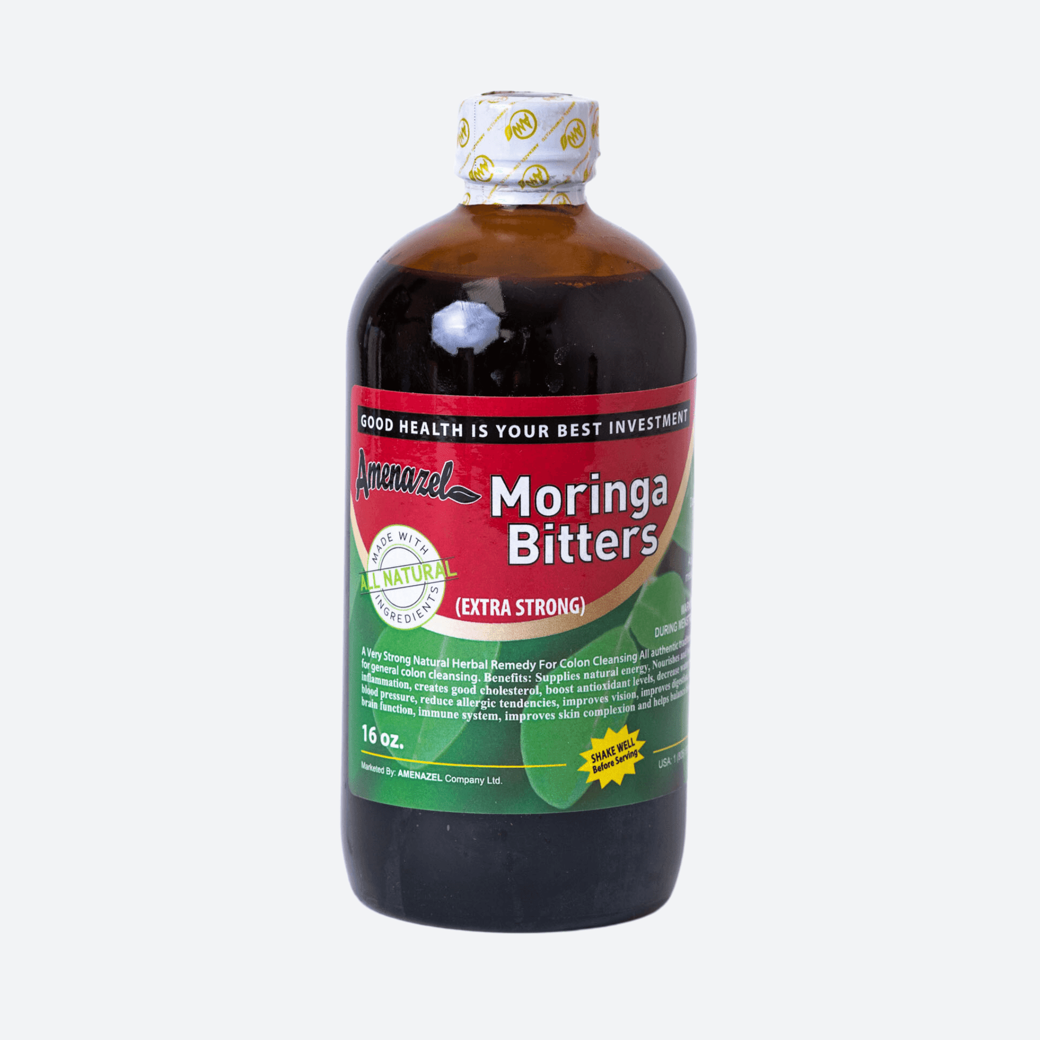 Amenazel Moringa Bitters16 ozAuthentic Moringa Bitters