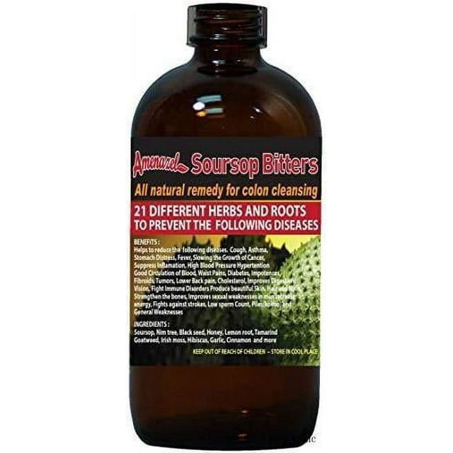 Amenazel Organic Soursop Bitters, Liquid, 16oz