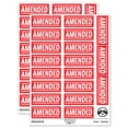 thumbnail image 1 of Amended Double Lines Sticker Set - Red - Gloss Finish - 2.00" Large, 1 of 7