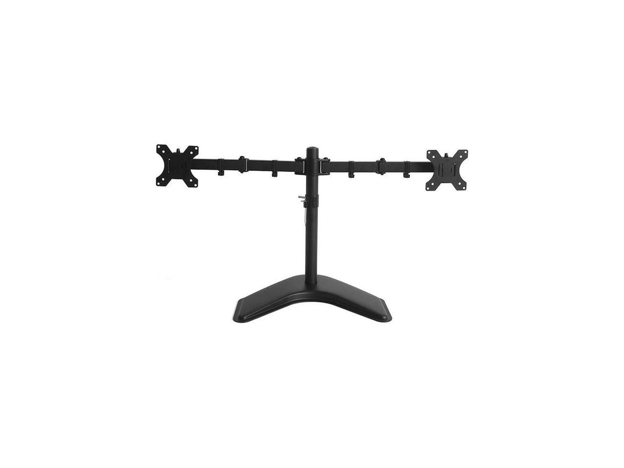 Amer 2XS Desk Mount for Monitor, Display Screen - Black - Height Adjustable - 2 Display(s) Supported - 13" to 32" Screen Support - 22.05 lb Load Capacity - 75 x 75, 100 x 100 - VESA Mount Compatible