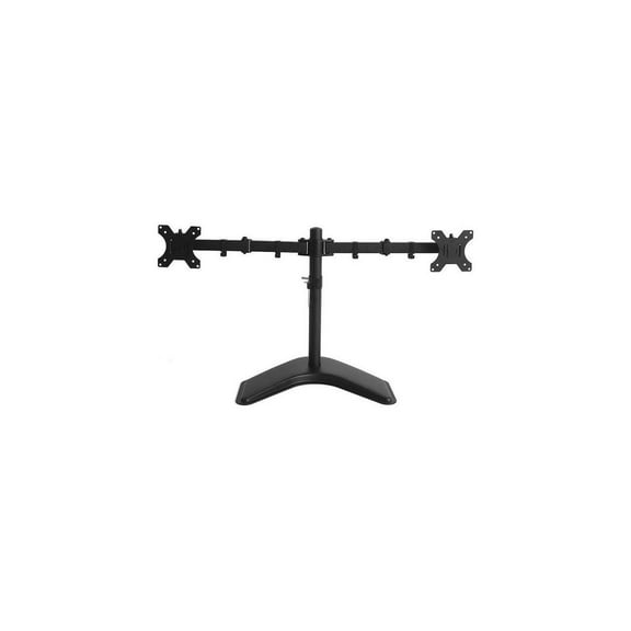 Amer 2XS Desk Mount for Monitor, Display Screen - Black - Height Adjustable - 2 Display(s) Supported - 13" to 32" Screen Support - 22.05 lb Load Capacity - 75 x 75, 100 x 100 - VESA Mount Compatible