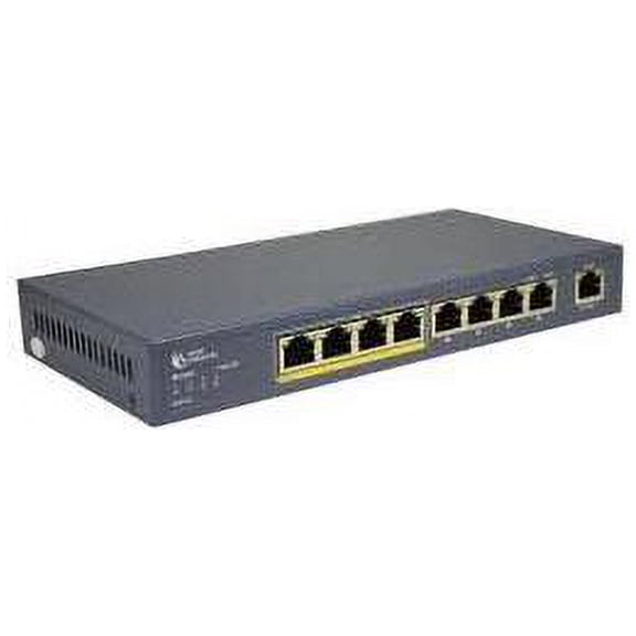 Amer 8+1 Port 10/100 Switch With 4 X Poe Ports And 5 X 10/100