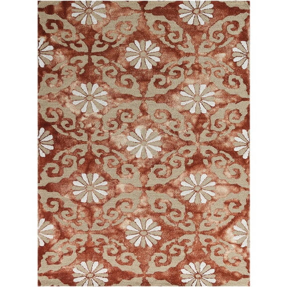 Amer Kanoka KAN-11 Marsala Red 2' x 3' Rug