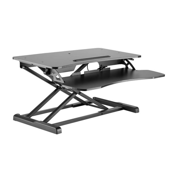 Amer Mounts EZriser30 - Standing desk converter - rectangular with contoured side - black