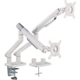 thumbnail image 1 of Amer Mounts HYDRA2A Desk Mount for Display Screen, Curved Screen Display, Monitor - Space Gray, Textured White, 1 of 4