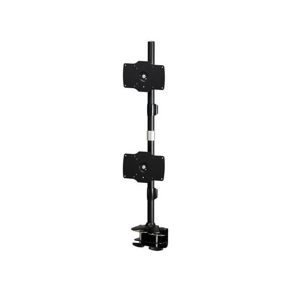 Amer Mounts Clamp Based Hex Monitor Mount for six 15"-24" LCD/LED Flat Panel Screens Vertical Clamp Based Dual Monitor Mount for two 24"-32" LCD/LED Flat Panels (amr2c32v)